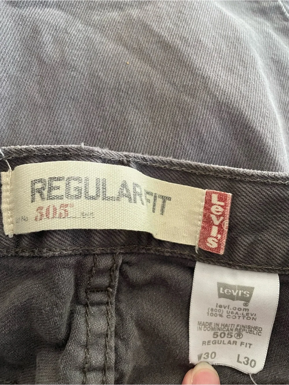 Levi's Men's Relaxed Fit Gray Denim Jeans